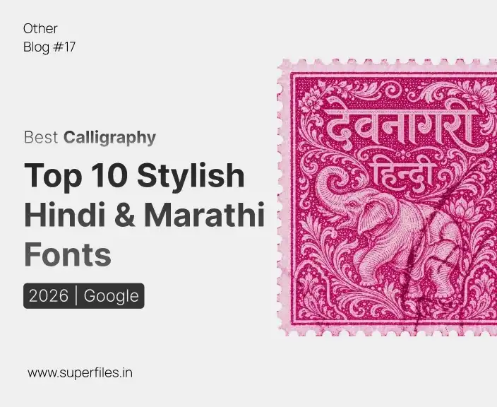 Top 10 Stylish Hindi & Marathi Calligraphy Fonts for Designers (2026)