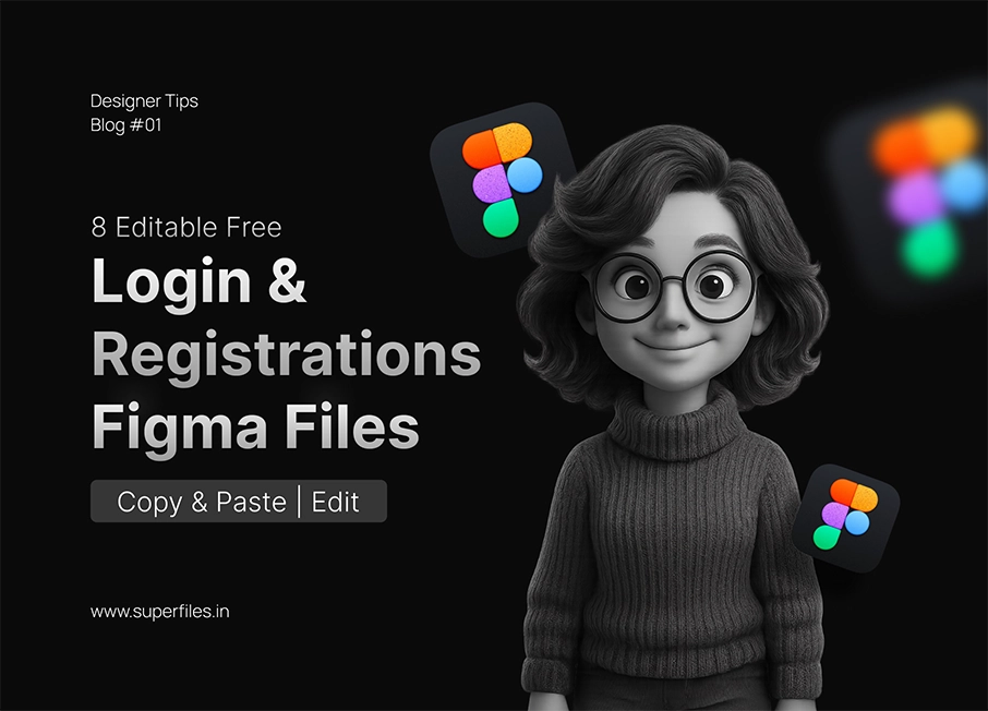 10 Best Figma Login & Registration Screen Designs Free to Copy 2025